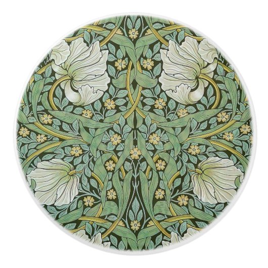 Bouton De Porte En Céramique William Morris - Pimpernel (Devant)