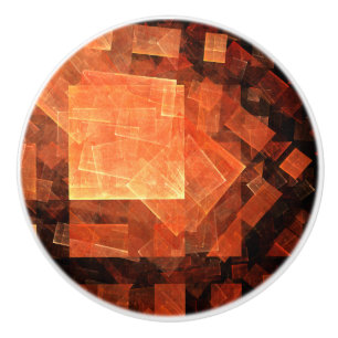 Bouton De Porte En Céramique Window Light Abstract