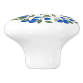 Bouton De Porte En Céramique Wreath Blueberries (Côté)