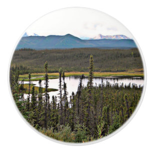 Bouton De Porte En Céramique Yukon Pond