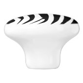 Bouton De Porte En Céramique Zebra Animalprint (Côté)
