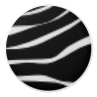 Bouton De Porte En Céramique Zebra Imprimé Mobilier en céramique Noeuds Armoire
