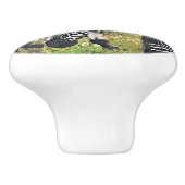 BOUTON DE PORTE EN CÉRAMIQUE ZEBRAS (Côté)