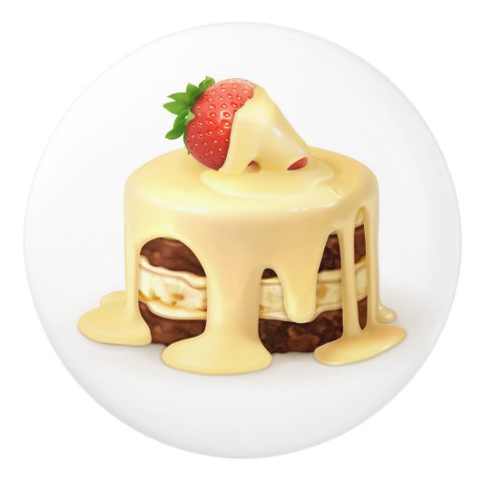 Bouton de tiroir à gâteau (Devant)