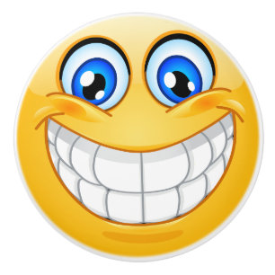 Bouton de tiroir à visage joyeux - SRF