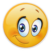 Bouton de tiroir à visage joyeux - SRF (Devant)