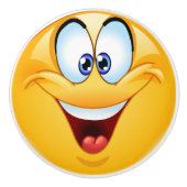 Bouton de tiroir à visage joyeux - SRF (Devant)