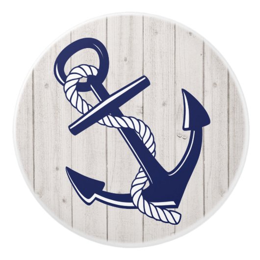 Bouton de tiroir de l'Ancre de plage nautique (Devant)