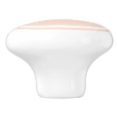 Bouton de tiroir personnalisé rose pâle (Côté)