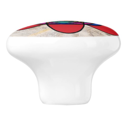 Bouton de traction coloré (Côté)