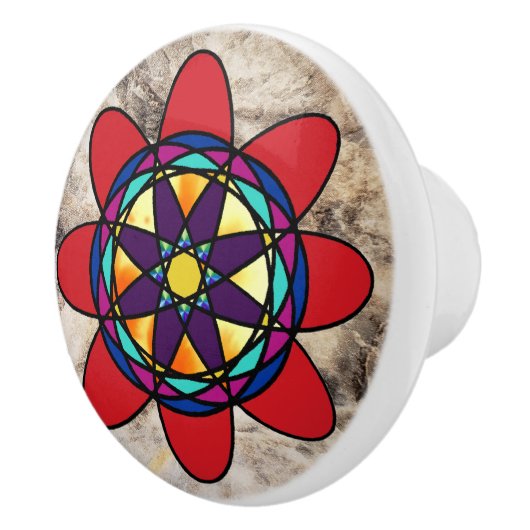 Bouton de traction coloré (Droite)