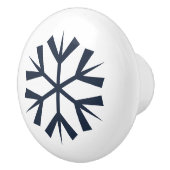 Bouton de traction en céramique Snowflake (Droite)