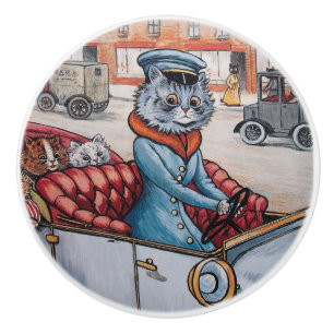 Bouton décoratif de chauffeur de chat de Louis