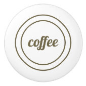 Bouton d'extraction en céramique personnalisée (Devant)