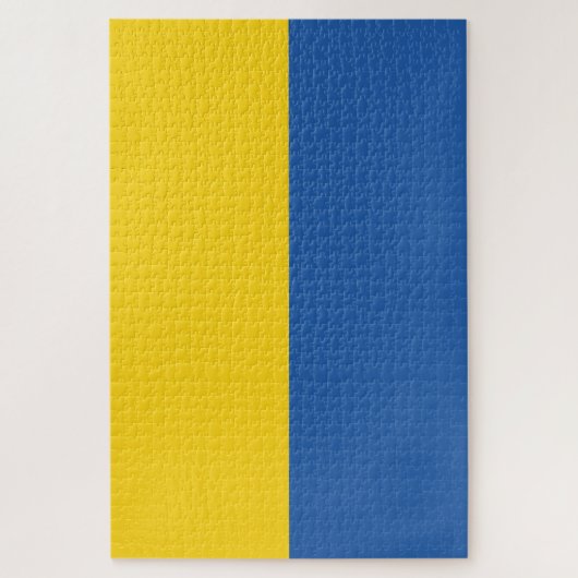 Bouton Drapeau d'Ukraine Puzzle (Vertical)