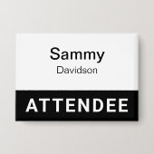 Bouton du badge du dossier du participant Nom Bali (Recto)