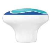 Bouton Empreinte de patte en céramique - SRF (Côté)