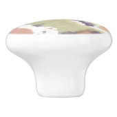 bouton en céramique à aquarelle multicolore boho i (Côté)