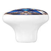 Bouton en céramique avec couleurs argentines (Côté)