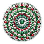 Bouton en céramique avec couleurs italiennes (Devant)