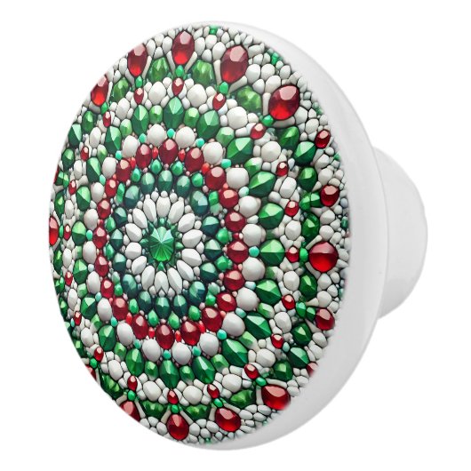 Bouton en céramique avec couleurs italiennes (Droite)