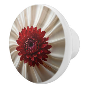 Bouton en céramique avec couleurs japanase