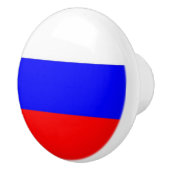 Bouton en céramique avec drapeau de la Russie (Droite)