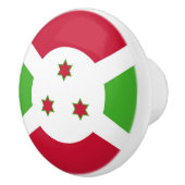 Bouton en céramique avec drapeau du Burundi (Droite)