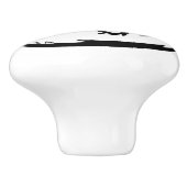 Bouton en céramique Black Dragon (Côté)