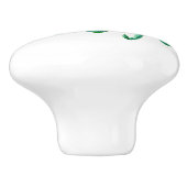 Bouton en céramique blanche Mojo (Côté)