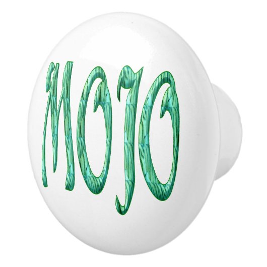 Bouton en céramique blanche Mojo (Droite)