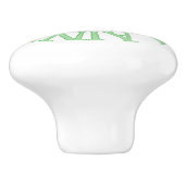 Bouton en céramique blanche slainte (Côté)