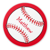 Bouton en céramique de baseball (Devant)