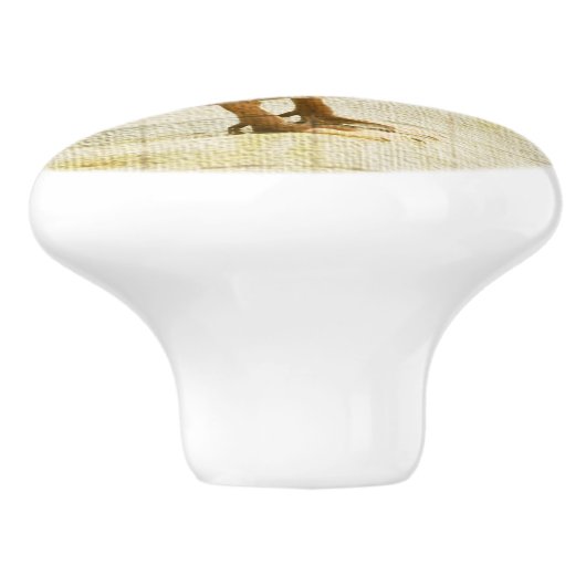 Bouton en céramique de canard (Côté)