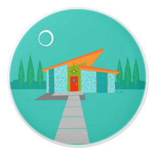 Bouton en céramique de Chambre de bande dessinée