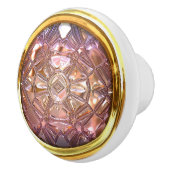 Bouton en céramique de couture en verre de bouton (Droite)