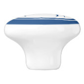 Bouton en céramique de créature marine de crabe (Côté)