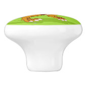 Bouton en céramique de dinosaure (Côté)