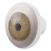 Bouton en céramique de globe oculaire drôle (Droite)