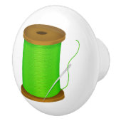 Bouton en céramique de la salle de couture - SRF (Droite)