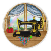 Bouton en céramique de la salle de couture - SRF (Devant)