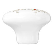 Bouton en céramique de l'étoile rouge (Côté)