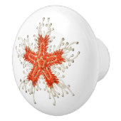 Bouton en céramique de l'étoile rouge (Droite)