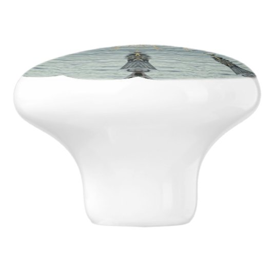 bouton en céramique de motif en verre côtier (Côté)