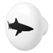 Bouton en céramique de requin noir (Droite)