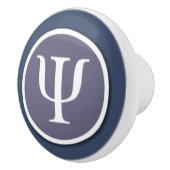 Bouton en céramique de symbole de psychologie (Droite)