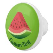 Bouton en céramique de tranche de pastèque (Droite)