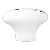 Bouton en céramique de vache suisse (Côté)