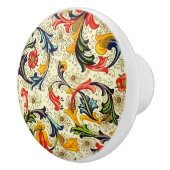 Bouton en céramique de vignes toscanes (Droite)