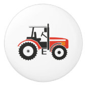 Bouton en céramique fait sur commande de tracteur (Devant)